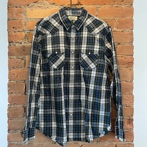 American Rag Plaid Botton Down Shirt
